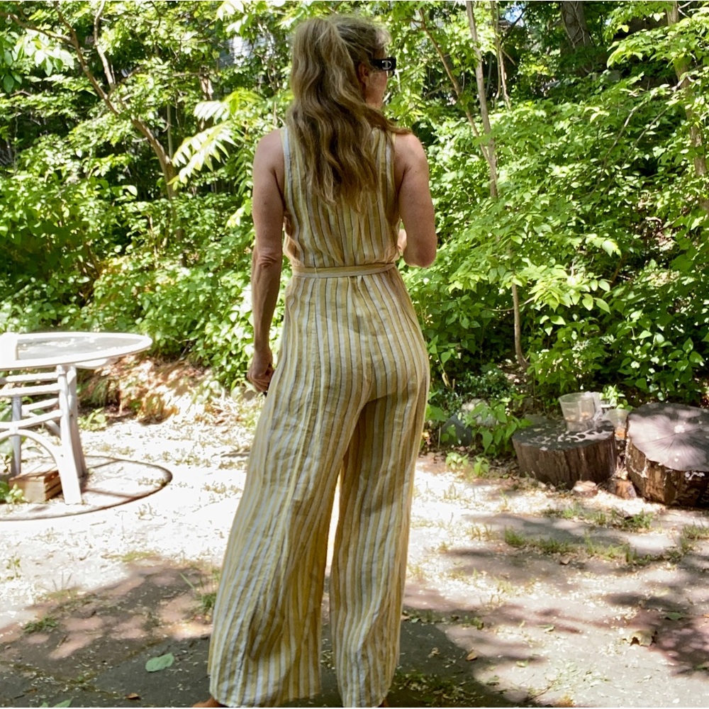 ARTISAN NY oversized linen jumpsuit Sz 4us - Picture 13 of 16